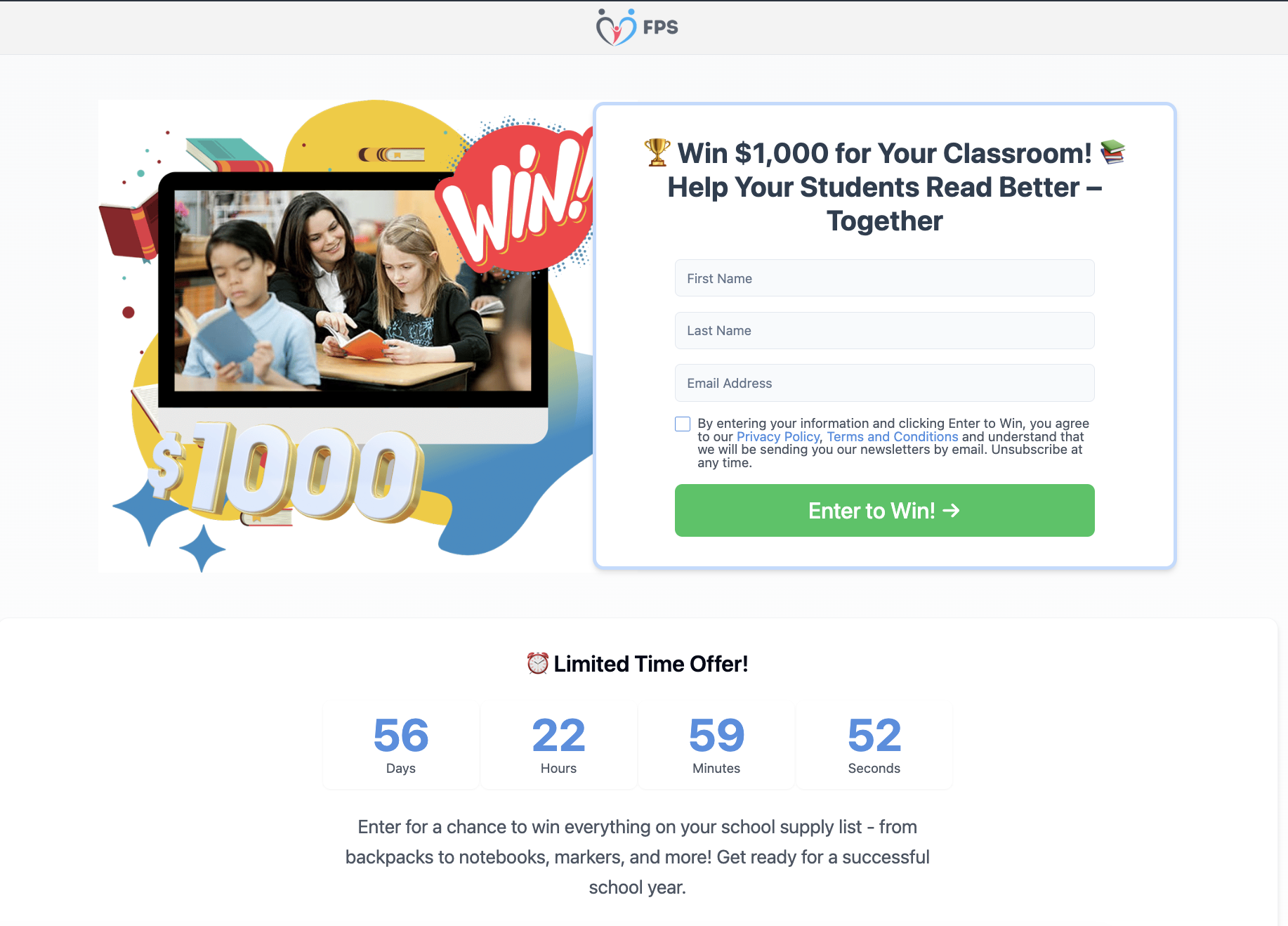 Educ8r Classroom Sweepstakes